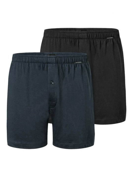 Obrázek produktu SCHIESSER Boxerky 'Basic'  marine modrá / černá