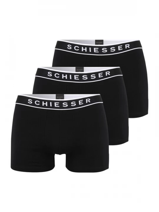 Obrázek produktu SCHIESSER Boxerky  černá / bílá