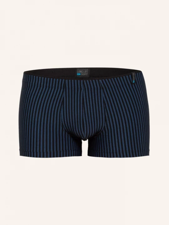 Obrázek produktu Schiesser Boxerky Long Life Soft tmavě modrá/ černá s proužky