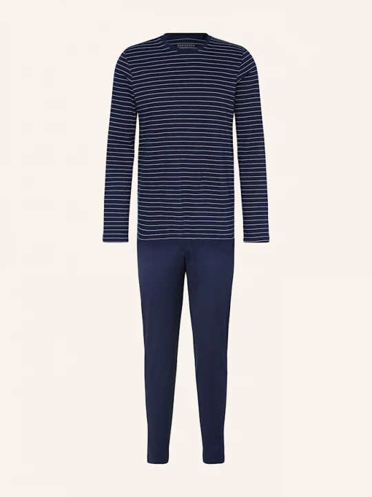 Obrázek produktu Schiesser Pyžamo Casual Essentials tmavě modrá / bílá