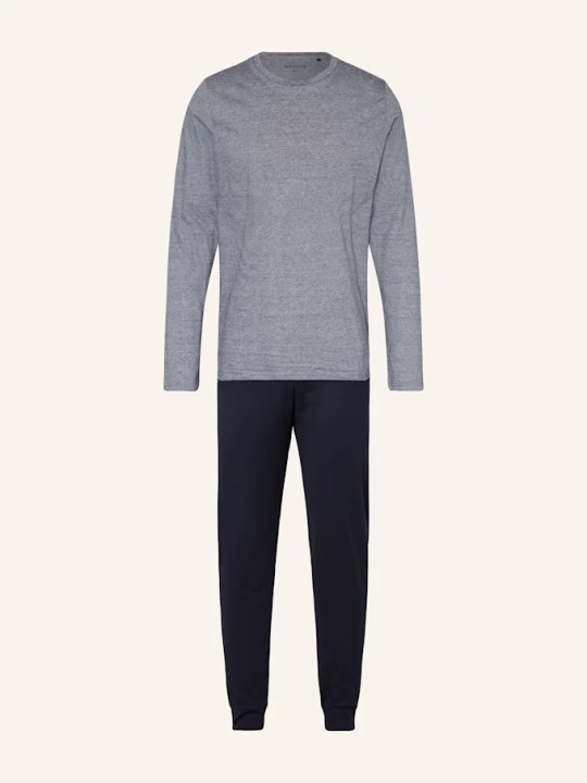Obrázek produktu Schiesser Pyžamo Casual Essentials tmavě modrá / bílá
