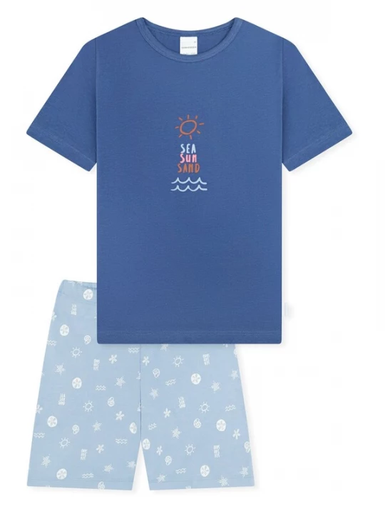 Obrázek produktu SCHIESSER Pyžamo ' Kids Nightwear ' světlemodrá / tmavě modrá