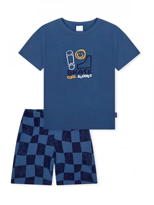 Obrázek produktu SCHIESSER Pyžamo modrá / černá