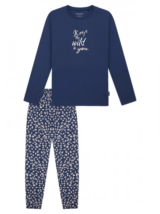 Obrázek produktu SCHIESSER Pyžamo 'Nightwear' modrá / bílá