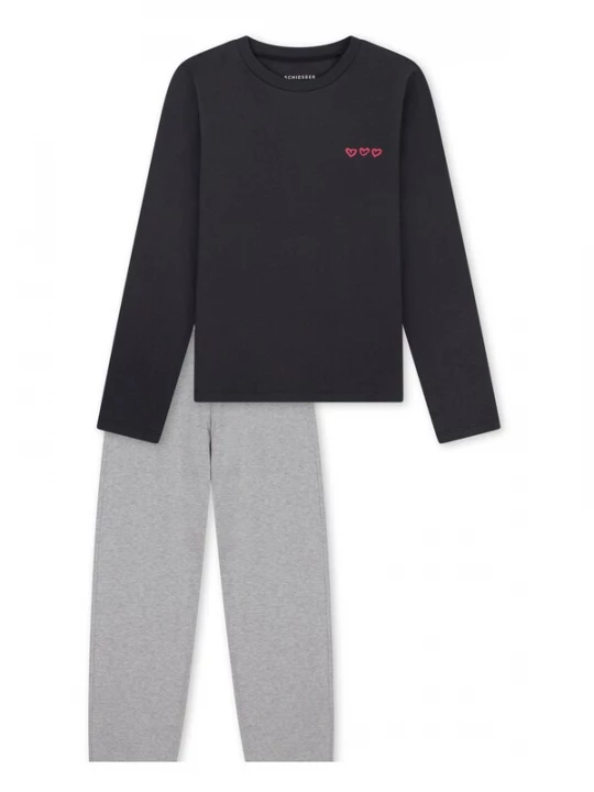 Obrázek produktu SCHIESSER Pyžamo 'Nightwear' námořnická modř / světle žlutá / šedá / červená