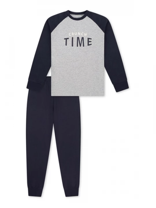 Obrázek produktu SCHIESSER Pyžamo 'Nightwear' tmavě modrá / šedý melír
