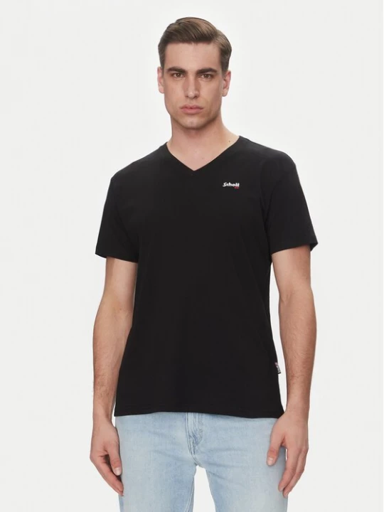 Obrázek produktu Schott NYC T-Shirt TSCASUALV Černá Regular Fit
