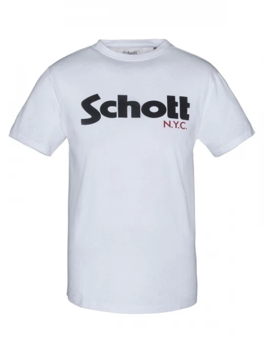 Obrázek produktu Schott NYC Tričko krvavě červená / černá / bílá