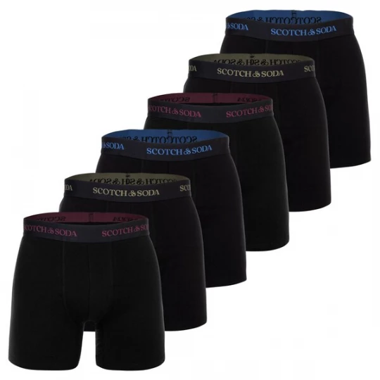 Obrázek produktu SCOTCH & SODA Boxerky  modrá / tmavě červená / černá