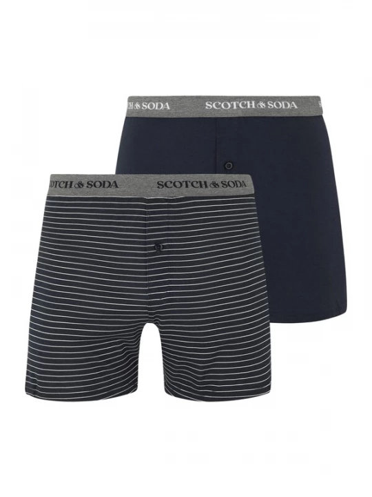 Obrázek produktu SCOTCH & SODA Boxerky námořnická modř / šedý melír / bílá