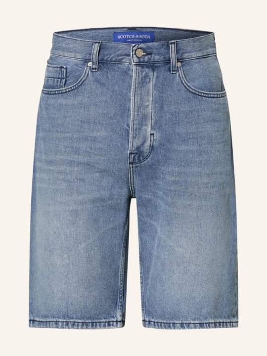 Obrázek produktu Scotch & Soda Džínové Šortky The Pitch Loose Fit 410 navy