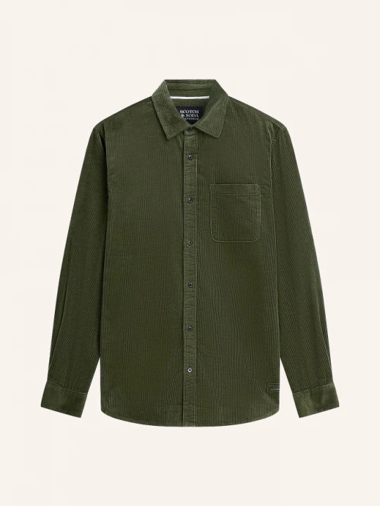 Obrázek produktu Scotch & Soda Kordová Košile, Regular Fit khaki