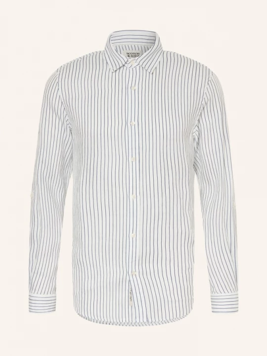 Obrázek produktu Scotch & Soda Lněná Košile Regular Fit bílá / tmavě modrá