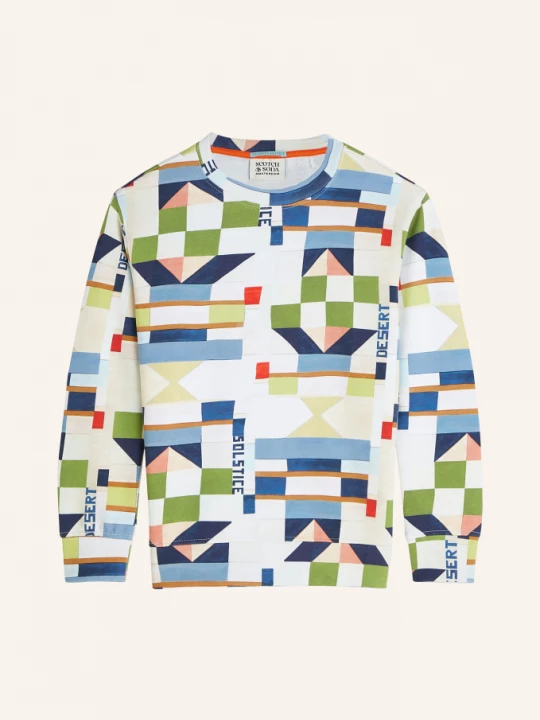 Obrázek produktu Scotch & Soda Mikina krémová / zelená / modrá