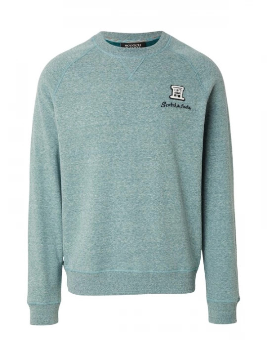 Obrázek produktu SCOTCH & SODA Mikina petrolejová / černá / bílá