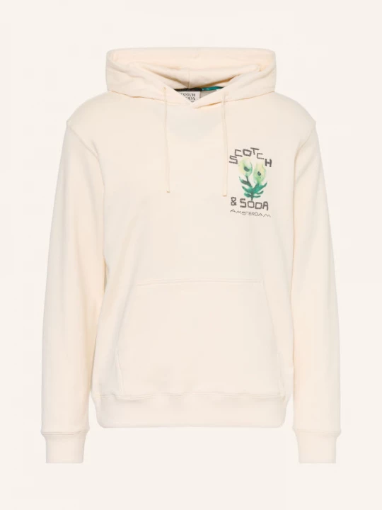 Obrázek produktu Scotch & Soda Mikina S Kapucí krémová / petrolejová / černá