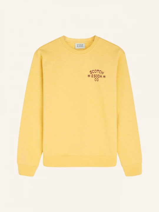 Obrázek produktu Scotch & Soda Mikina žlutá / tmavě červená