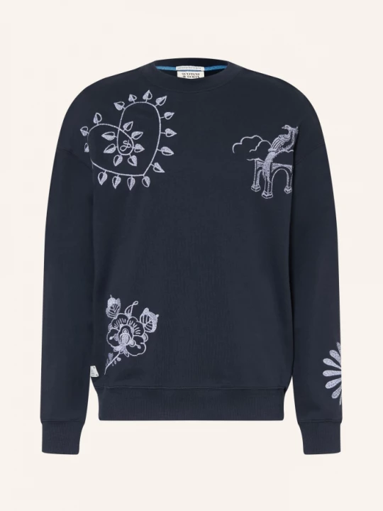 Obrázek produktu Scotch & Soda Mikiny tmavě modrá / modrá / bílá