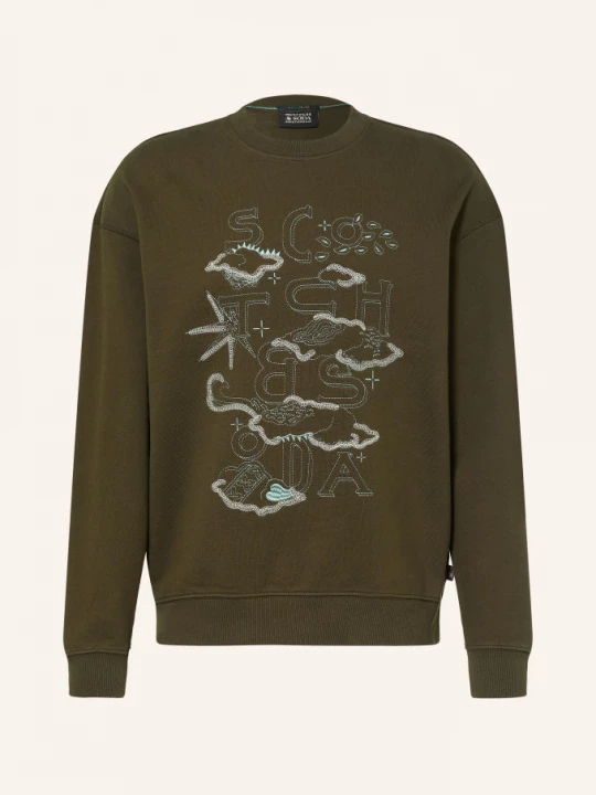 Obrázek produktu Scotch & Soda Mikiny tmavě zelená / režná / petrolejová
