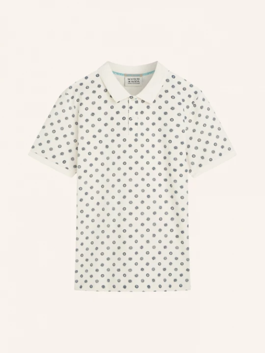 Obrázek produktu Scotch & Soda Piqué Polokošile Regular Fit bílá / tmavě modrá