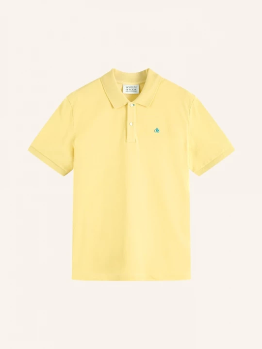 Obrázek produktu Scotch & Soda Piqué Polokošile žlutá / petrolejová