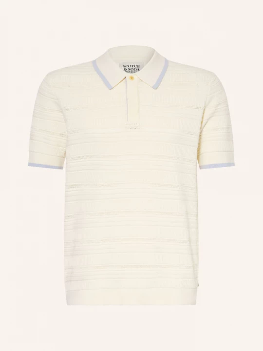 Obrázek produktu Scotch & Soda Pletená Polokošile režná / tmavě modrá