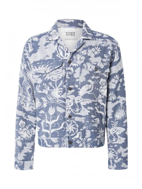 Obrázek produktu SCOTCH & SODA Přechodná bunda 'Delfts' chladná modrá / bílá