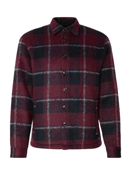 Obrázek produktu SCOTCH & SODA Přechodná bunda marine modrá / vínově červená / bílá