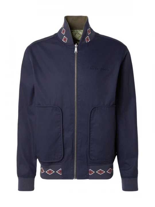 Obrázek produktu SCOTCH & SODA Přechodná bunda námořnická modř / khaki / olivová