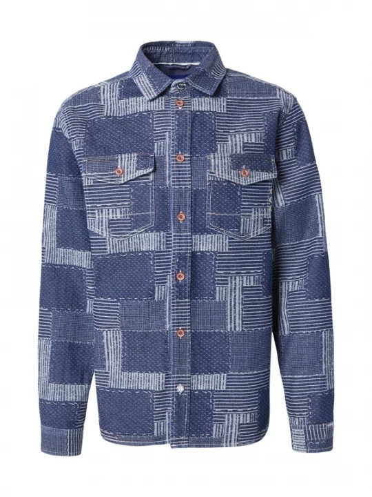 Obrázek produktu SCOTCH & SODA Přechodná bunda tmavě modrá / offwhite