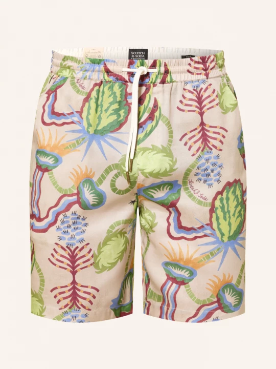 Obrázek produktu Scotch & Soda Šortky Fave zelená / tmavě červená / modrá
