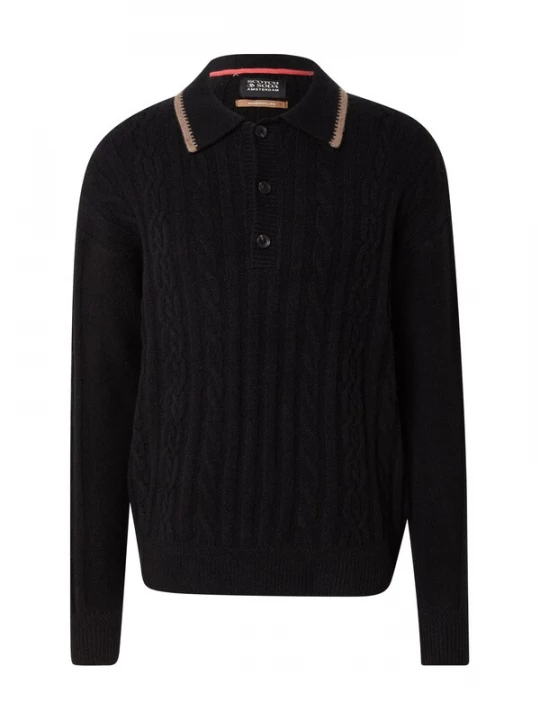 Obrázek produktu SCOTCH & SODA Svetr hnědá / černá