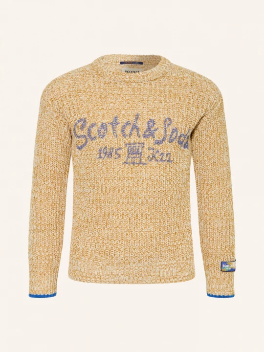Obrázek produktu Scotch & Soda Svetr krémová / velbloudí / tmavě modrá
