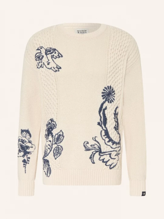 Obrázek produktu Scotch & Soda Svetry krémová / tmavě modrá