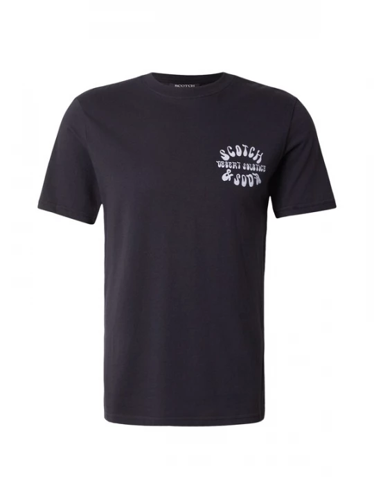Obrázek produktu SCOTCH & SODA Tričko antracitová / bílá