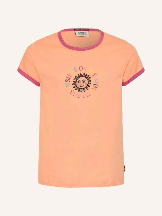 Obrázek produktu Scotch & Soda Tričko lososová / fialová