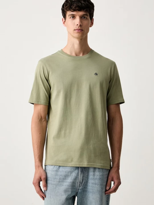 Obrázek produktu Scotch & Soda tričko pánské bavlněné zelená