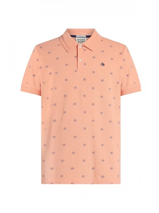 Obrázek produktu SCOTCH & SODA Tričko tmavě modrá / korálová