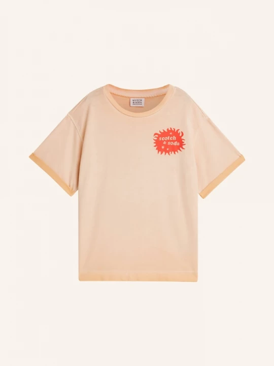 Obrázek produktu Scotch & Soda Tričko tmavě oranžová