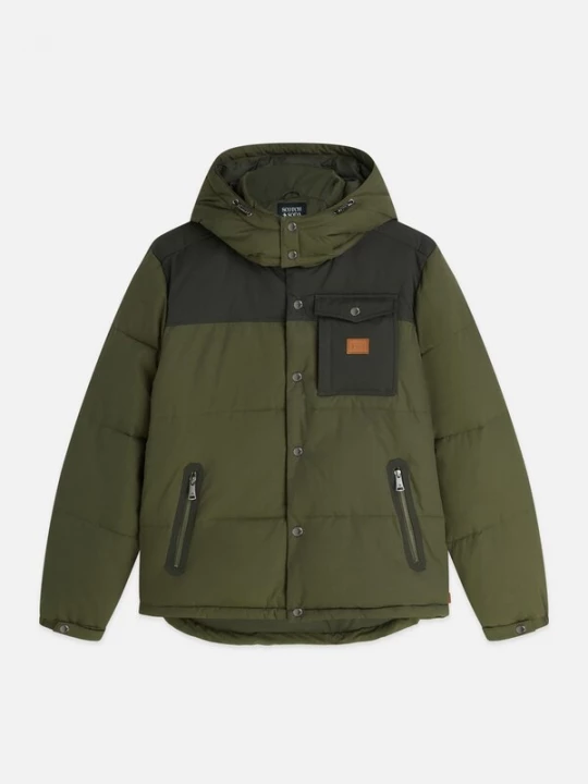 Obrázek produktu SCOTCH & SODA Zimní bunda olivová / černá