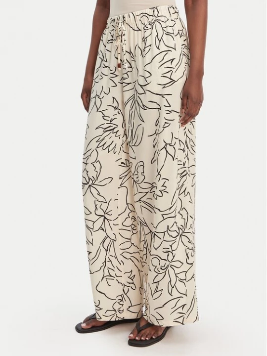 Obrázek produktu Seafolly Kalhoty z materiálu Hothouse Flowers 55631-PA Béžová Wide Leg