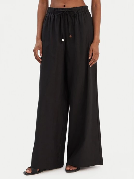 Obrázek produktu Seafolly Kalhoty z materiálu Palermo 55549-PA Černá Wide Leg