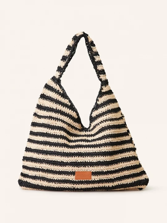 Obrázek produktu Seafolly Plážová Taška Raffia Stripe krémová / černá