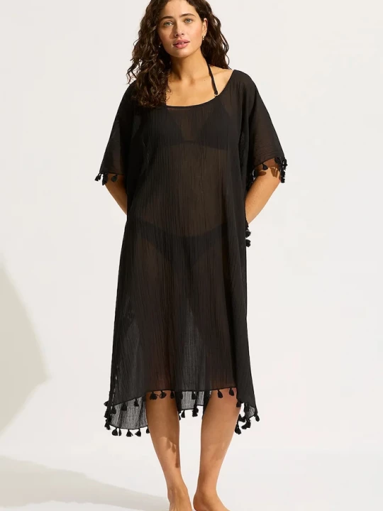 Obrázek produktu Seafolly - Plážový oděv Amnesia Kaftan černá