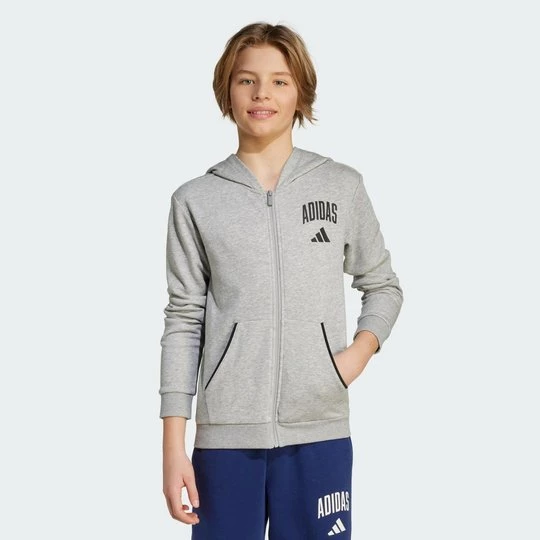Obrázek produktu Seasonals Essentials Collegiate Typography Full-Zip Hoody Kids Adidas