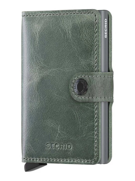 Obrázek produktu Secrid Kožená peněženka Secrid Miniwallet Vintage Sage zelená