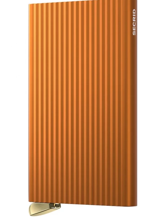Obrázek produktu Secrid Pouzdro na karty Secrid FLUTED oranžová