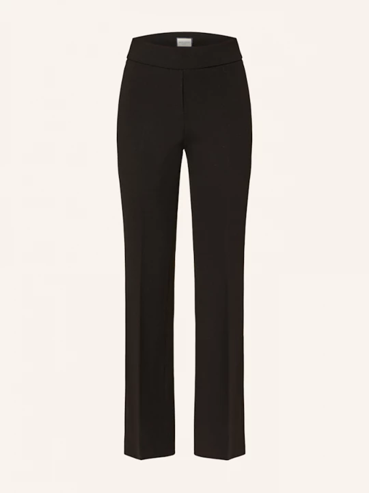 Obrázek produktu Seductive Bootcut Kalhoty Nanou Z Žerzejového Materiálu černá
