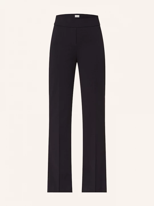 Obrázek produktu Seductive Bootcut Kalhoty Nanou Z Žerzejového Materiálu tmavě modrá