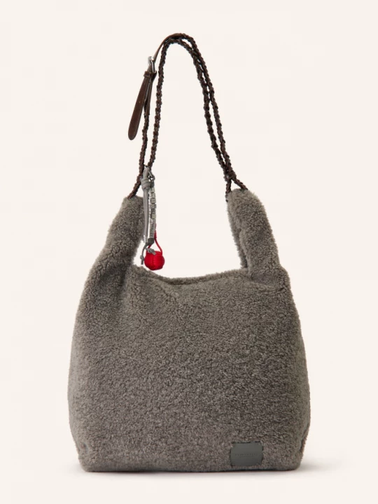 Obrázek produktu Seidenfelt Shopper Skjern šedá / tmavě hnědá